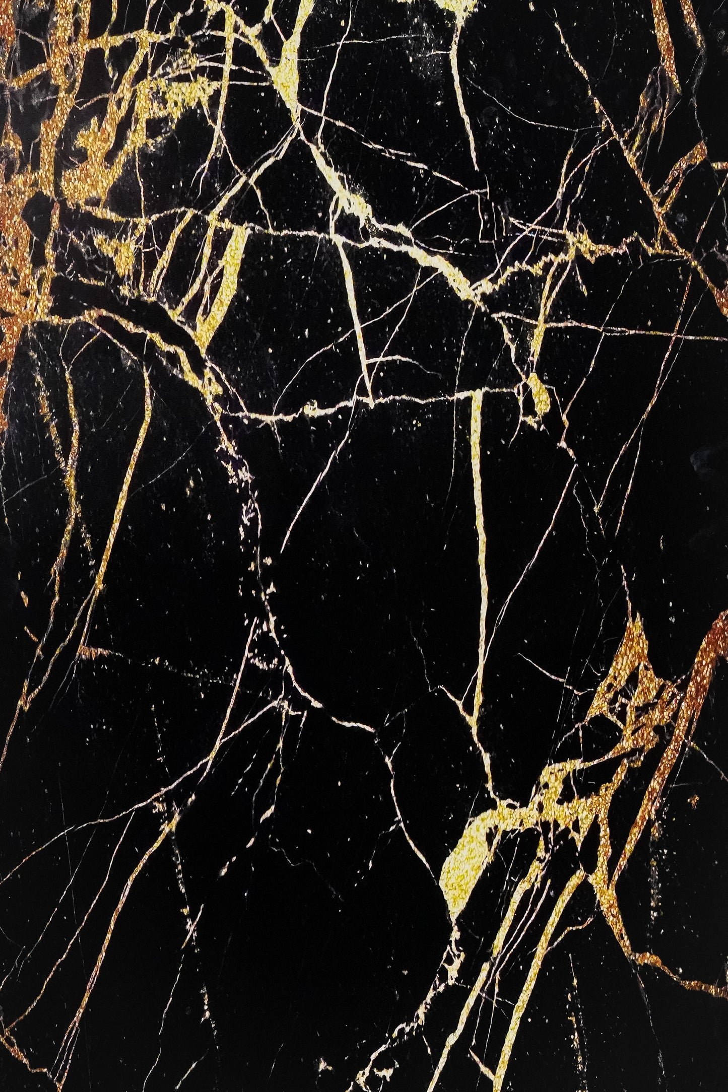 Panou Decorativ Golden Black Marble