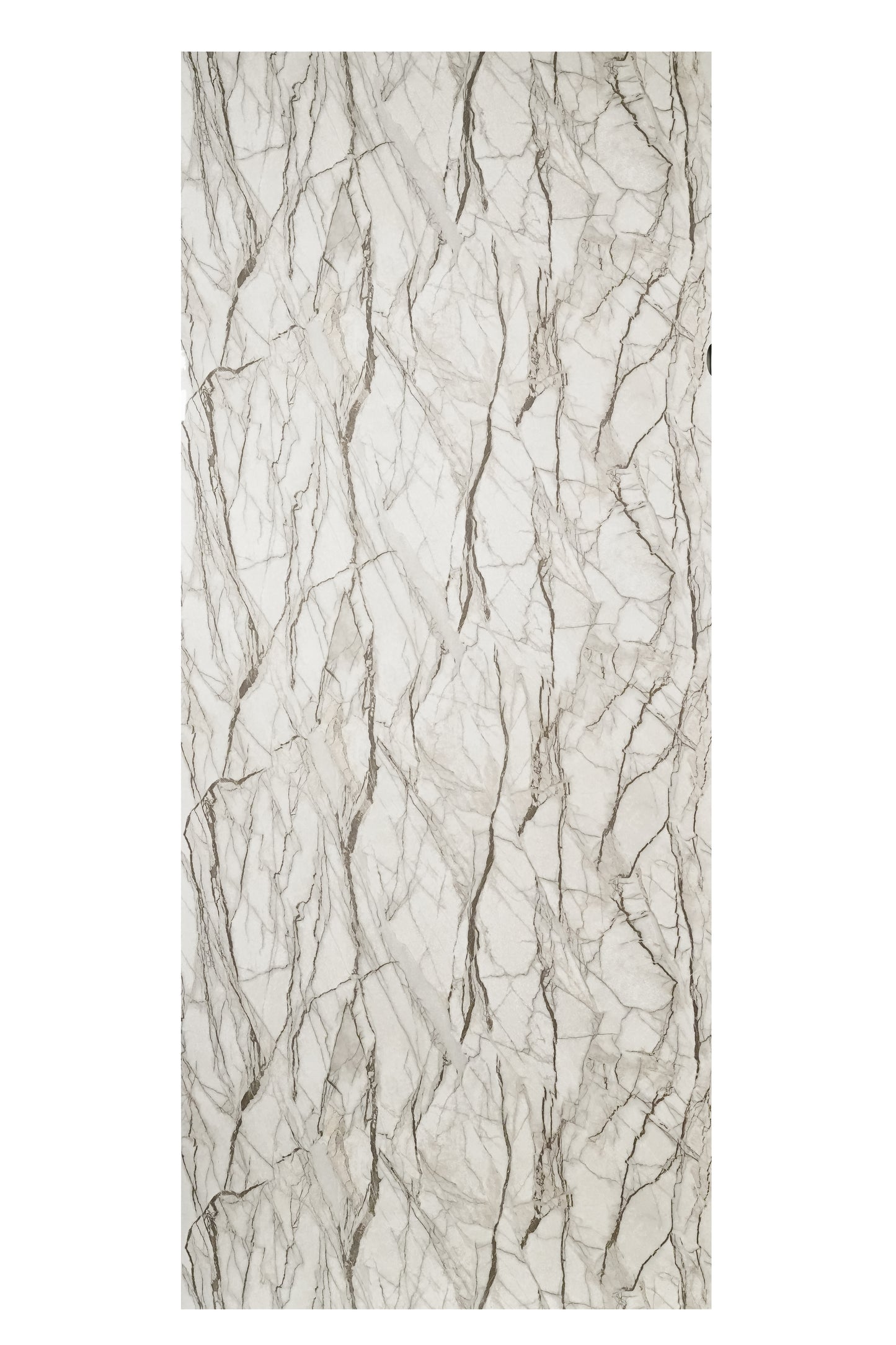 Panou Decorativ White Brown Striped Marble